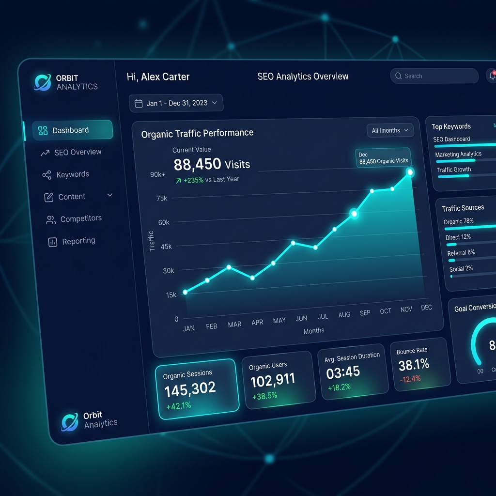 SEO Growth Dashboard